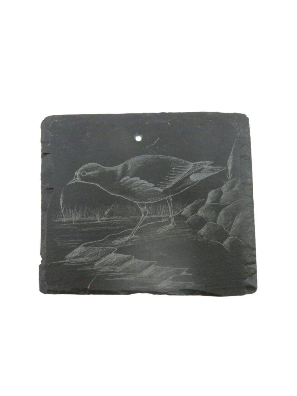 Welsh Slate Hand Etched Bird Plaque Gwynedd Slate Art Wall Hanging